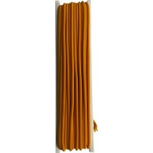 Orevio Tek-Iş Renkli Yuvarlak Lastik 3 mm 10 Metre 19 Turuncu