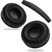 Orevio Kulaklık; Jbl Için Tune 250 450BT 460BT 500 500BT 510BT 520BT 560BT 600BT 600BTNC 660NC Modelleri ile Uyumlu Yumuşak ve Rahat Pedi ve Kafa Yastığı (Siyah, Kulaklık Pedi + Kafa Yastığı)