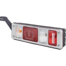 Orevio Sol Dorse Stop Lambası, Boynuz Lambalı, Sarı Soketli, Krone Amblemli 2VP 340 961-531