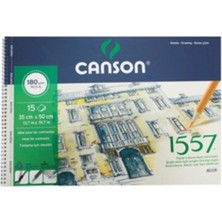 Canson 1557 Spiralli Resim ve Çizim Blok 35X50 cm 180 gr 15 Sayfa