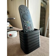 Orevio Siyah Tekli Modern Kumanda Tutucu Standı