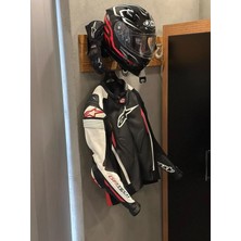 Orevio Motosiklet Kask Standı; Siyah, Motor Kask Standı, Kask Askısı, Kancalı Askı