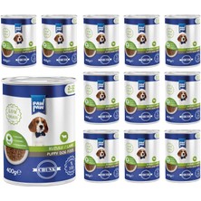 Orevio Yavru Köpekler Için Kuzulu ve Jöleli Konserve Mama 400 G x 12 Adet