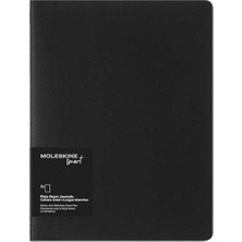 Orevio Smart Cahier Dergileri, Beyaz Sayfalı, 2'li Dijital Kayık Seti, Kalem+ ile Uyumlu, Karton Kapak, Ekstra Geniş Format, 19 x 25 Cm, Siyah, 120 Sayfa
