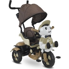 Vardem Yupi Tricycle Lüks Üç Teker Bisiklet Kahve