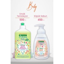 Orevio Bitkisel Biberon Emzik Temizleyici 500 ml ve Köpük Sabun Portakal 450 ml