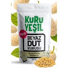 Orevio Kuru Yeşil Doğal Beyaz Dut Kurusu 150 gr - Şekersiz ve Katkısız, Geleneksel Yöntemlerle Kurutulmuş, Süper Gıda, Doğal Enerji Kaynağı, Vegan ve Glutensiz Kuru Meyve