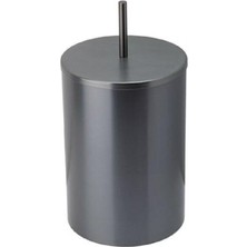 Orevio Banyo Çöp Kovası, 3 L, Füme, 332X175X175 mm
