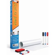 Orevio Yapışkanlı Haki Yeşil Yazı Tahtası Sticker; Pvc Malzeme, 45X200 Cm, Silinebilir Tahta Folyosu