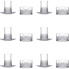 Orevio Timeless Heybeli Model 18 Parça Çay Seti: Çay Bardağı, Tabağı ve Çerezlik US066100146