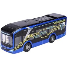 Orevio 213743008; Man Lion's 10 E Şehir Otobüsü, Serbest Tekerlek, Die-Cast (Metal), Açılır Yan Kapı, Işıklı & Sesli, Kauçuk Lastikler, 1:43,22,5 cm