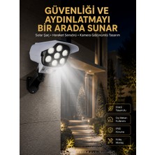 LED Lamba-Güneş Paneli Destekli Uzaktan Kumandalı Solar LED Lamba