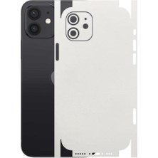Orevio iPhone 12 Uyumlu Beyaz Bumper Serisi 360 Kaplama