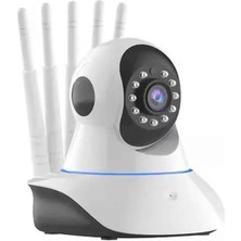 LED Aydınlatmalı 5 Antenli Motorlu 1080P Wifi Kamera Sensörlü Yeni Nesil