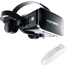 Orevio Vrpark J50 Bluetooth Kulaklıklı 3D Sanal Gerçeklik Gözlüğü+ Vr Kablosuz Bluetooth KUMANDA-AL4754