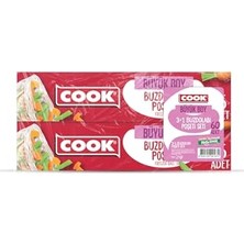 Orevio Buzdolabı Poşeti 3+1 Ekonomik Paket Büyük Boy 30 x 45 Cm; 60 Yaprak, 4 Paket