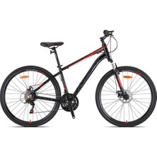 Orevio Tx 75 28 Jant Trekking Bisiklet, -21 Vites, Mekanik Disk Fren, Siyah Füme Kırmızı/gri(Greenway Bisiklet)