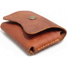 Sumerian Leather Craft Cüzdan Premium Pueblo Deri Konyak