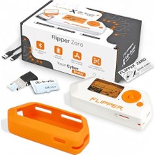 Orevio Flipper Zero Seti, Silikon Kılıf, 64GB Hafıza Kartı, USB Kart Okuyucu, Usb-C Kablo ve Kullanım Talimatları