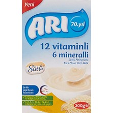Orevio 12 Vitaminli, 6 Mineralli Sütlü Pirinçli Mama, 200 G
