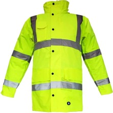 Junıor JN1011 Waterproof Fosforlu Oxford Parka Sarı