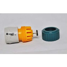 Orevio 55206 Hortum Bağlantı Adaptörü Stoplu 3/4"