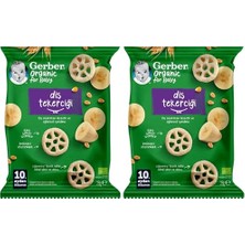 Orevio Organic Diş Tekerciği Tahıl Bazlı ve Muzlu Bebek ve Küçük Çocuk Ek Gıdası 28G 2'li Paket