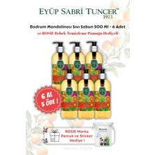 Orevio Bodrum Mandalinası Sıvı Sabun 500 ml 6 Al 5 Öde ve Rosıe Hediyeli