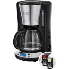 Orevio 24030-56 Victory 1100 W Programlanabilir Filtre Kahve Makinesi, Paslanmaz Çelik