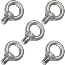 Orevio 8 mm 5 Adet Metal Paslanmaz Çelik Aybolt Halka Civata Askı Civatası Montaj Için Sabitleme Elemanı
