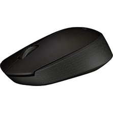 Orevio B170 Optik USB Alıcılı Kablosuz Mouse, Sağ ve Sol Elle Kullanıma Uygun, 12 Ay Pil Ömrü, Siyah