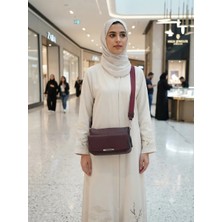 Valentina Victoria Hakiki Deri Çokbölmeli Orta Boy Çapraz Çanta