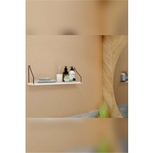 CATCHME Duvar Rafı Kitaplık Mutfak Banyo Yaşam Alanı 15 x 55 cm