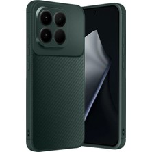 Marsilyan™- Xiaomi Mi 15T Auto Focus Karbon Kapak - Koyu Yeşil