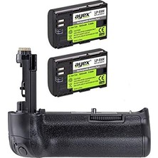 Orevio Ax-5d4 Batarya Grip Seti, 2 Adet Lp-E6 Pil; Canon 5d Mark Iv Uyumlu