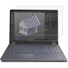 Orevio Lenovo Thinkpad P16 16 Inç ile Uyumlu Ekran Koruyucu, 9h Temperli Kırılmaz Esnek Nano Cam, Çizilmeye ve Darbeye Dayanıklı, Hd Şeffaf 16:10