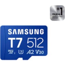 Orevio T7 Microsd Kart, 512 Gb, Mavi, 170 Mb/sn Okuma Hızı, A2 Uygulama Performansı, Uhs-I, U3, V30, Akıllı Telefon, Tablet ve Dizüstü Bilgisayarlarla Uyumlu, MB-MB512T/WW