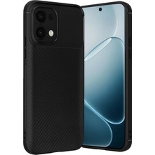Marsilyan™- Oppo A6 Pro 4g Auto Focus Karbon Kapak - Siyah