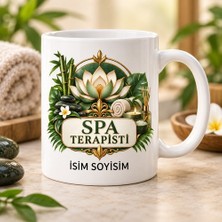 Ajans 313 Spa Terapisti Kupa Bardak Lotus ve Bambu Desenli
