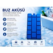 Orevio Çanta, Plastik Dolu Buz Aküsü – Tekrar Kullanılabilir Soğutucu Jel Blok – Termos ve Soğutucu Için