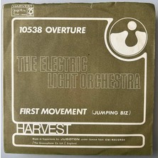 •  The Electric Light Orchestra - 10538 Overture / First Movement (Jumping Biz) (45 Lik Yerliı  Plak -Dönem Baskı)