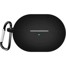 Orevio Huawei Freebuds Pro 5 Uyumlu Siyah Silikon Kulaklık Kutusu Kılıfı (Kulaklık Dahil Değildir)