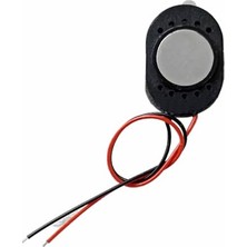 Orevio 1W 8ohm Kablolu Mini Hoparlör, 14X20 Mm, 8 Cm; Ses, Müzik ve Amfi Kullanımı Için