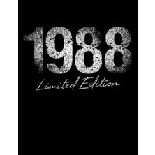 Orevio Colorıng Book - 101 Mandalas - Limited 1988 Year Birthday Edition Born Vintage Grunge: Funny Used Retro, Line Art Birthday A4 8,5X11 To Color