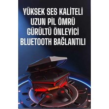 Pileli Store Yeni Nesil Oyuncu Kulaklığı Gürültü Önleyici Uzun Pil Ömrü Bluetooth Bağlantılı