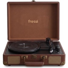 Orevio FR-P101 Zenitte Bluetoothlu Pikap, Dahili Hoparlörlü USB Plak Çalar, 33/45/78 Devir Destekli, Bluetooth 5.4, Sd Kart, Aux, Rca, Şarjlı Retro Vintage Müzik Kutusu