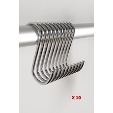 CATCHME 8 Cm Metal Kanca, Mutfak Kanca, S Kanca, 3,5X8 cm Kullanışlı ve Dayanıklı