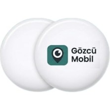 Orevio Gözcü Mobil Ios Android Uyumlu Airtag 10/30 Ay Batarya Ömrü Anlık Geçmişe Dönük Konum Gps Araç Motor Çocuk Akıllı Takip Cihaz (Mini)