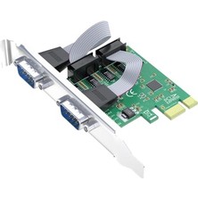 Orevio Pcı Express 2 Port RS-232 Seri Genişletme Kartı; 9 Pin Db9