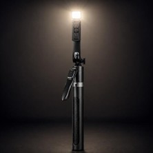 Orevio 1.8m LED Işıklı Bluetooth Selfie Çubuğu Tripod, Kablosuz Kumanda, Telefon Standı, NP-Z3S